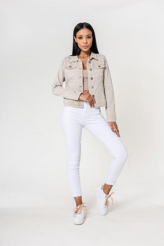 Vestes  Femme Crème Nina Carter J212-25 Efashion Paris