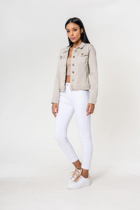 Vestes  Femme Crème Nina Carter J212-25 Efashion Paris