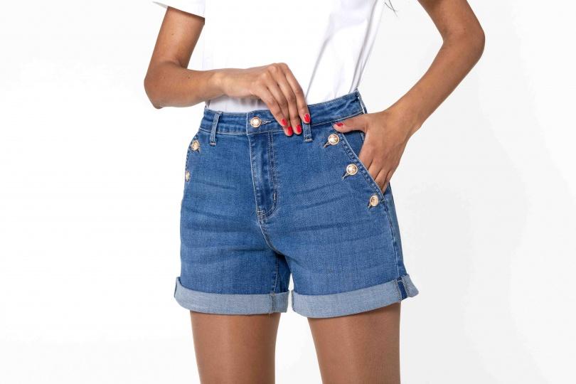 Shorts Mujer Blue Nina Carter P506-5 Efashion Paris
