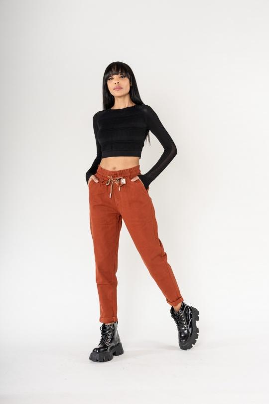 Pantalons Femme Brique Nina Carter P500-23 Efashion Paris