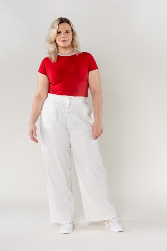 Pantalons Femme Blanc Nina Carter A002-1 Efashion Paris