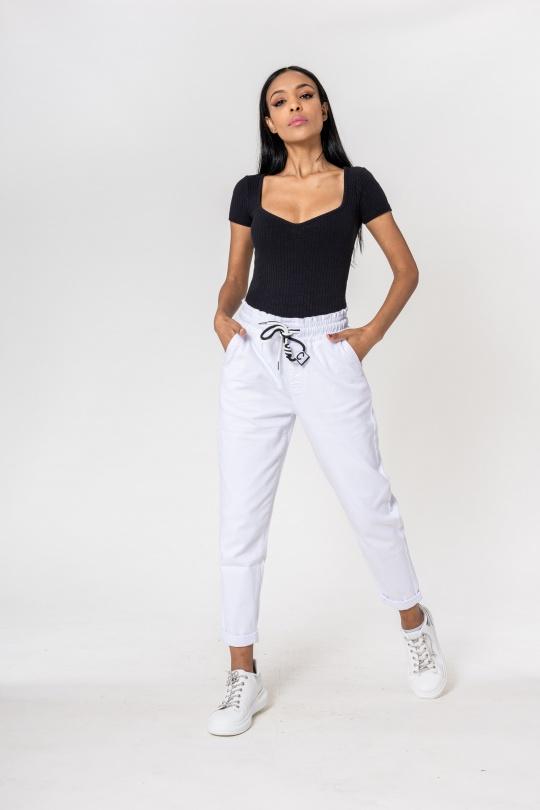 Jeans Femme Blanc Nina Carter P500-2 Efashion Paris
