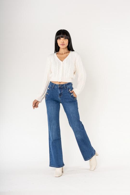 Jeans Femme Bleu Nina Carter P195-1 Efashion Paris