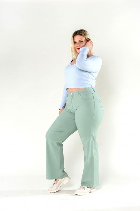Jeans Femme Vert Nina Carter P603-75 Efashion Paris