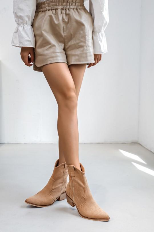 Botines Zapatos Camel COVANA Y2302 Efashion Paris