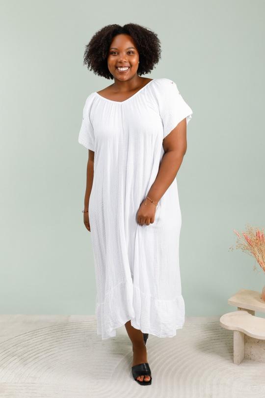 Robes & Combinaisons Femme Blanc Bellove 1766 Efashion Paris
