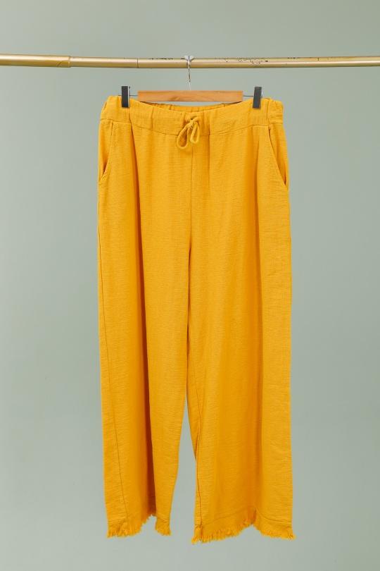 Pantalons Femme Jaune Bellove 99076 Efashion Paris