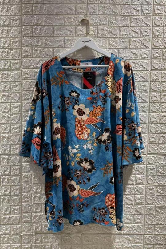 Tunics Women Blue 2W Paris H5123 Efashion Paris