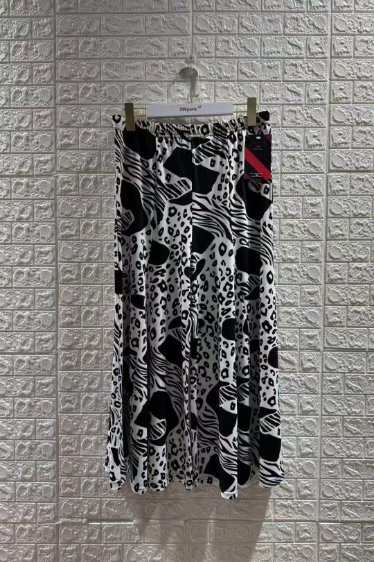 Pantacourts Femme Noir/blanc 2W Paris P2310-1 LÉOPARD Efashion Paris