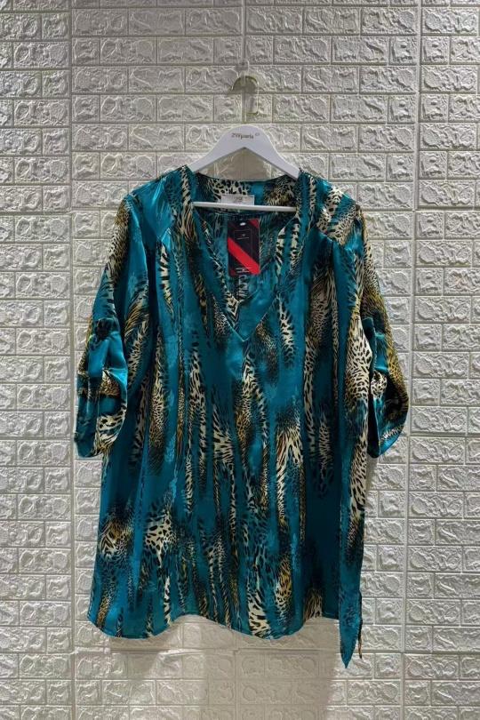 Tuniques Femme Vert sapin 2W Paris H5132 Efashion Paris