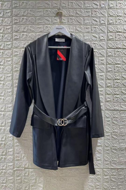 Chaquetas y cazadoras Mujer Black 2W Paris V1739 Efashion Paris