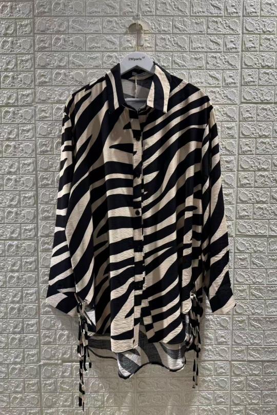 Shirts & blouses  Women Black/Beige 2W Paris 2WH001 ZÈBRE Efashion Paris