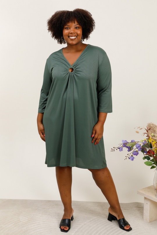 Robes & Combinaisons Femme Kaki 2W Paris R1740 Efashion Paris