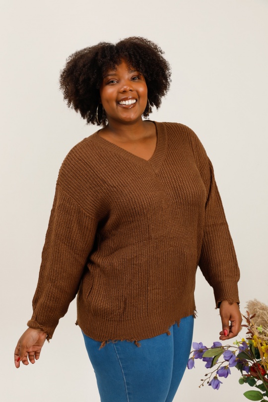 Jumpers Women Brown 2W Paris 2WG03 Efashion Paris