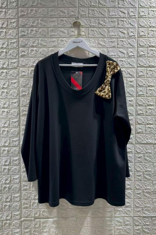 Tops Femme Noir 2W Paris H5148 Efashion Paris