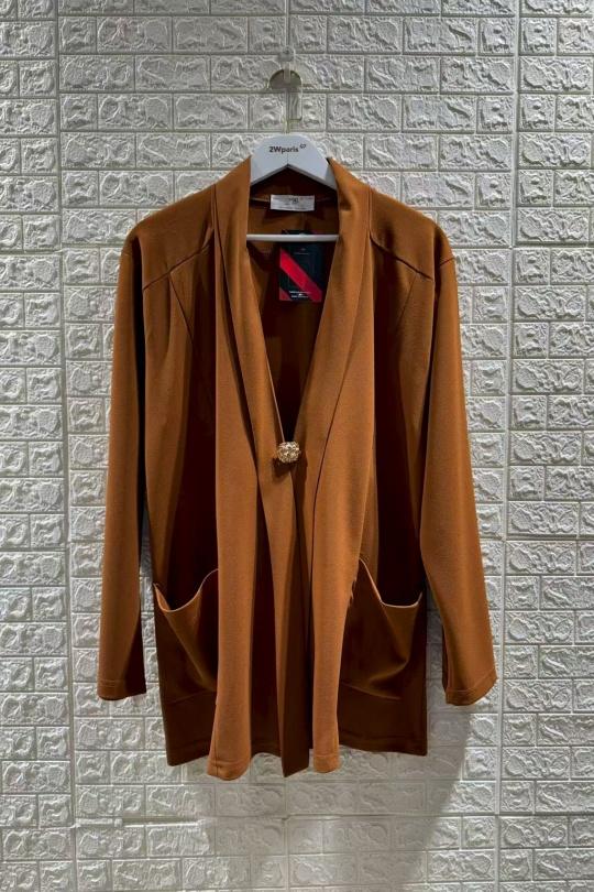 Vestes Femme Ocre 2W Paris V1745 Efashion Paris