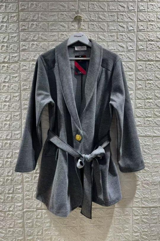 Manteaux Femme Gris 2W Paris V1742 Efashion Paris