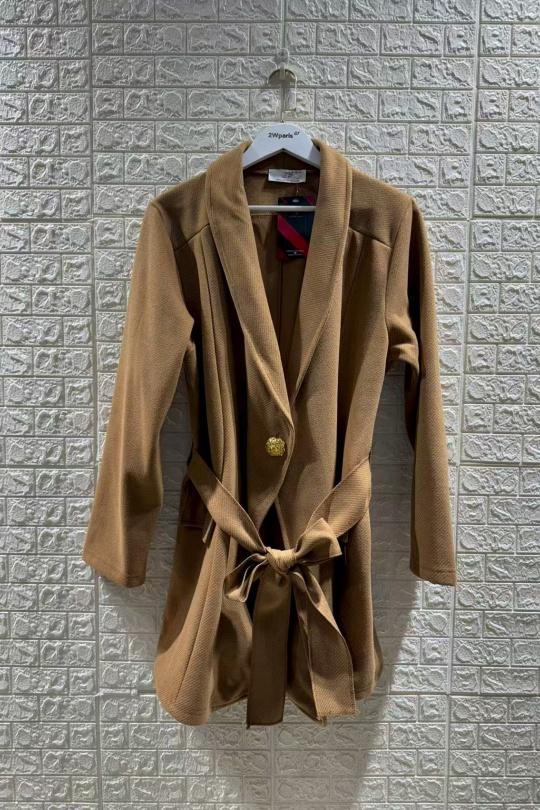 Manteaux Femme Camel 2W Paris V1742 Efashion Paris