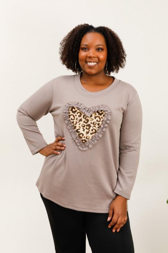 Tops Donna Taupe 2W Paris H5145 Efashion Paris