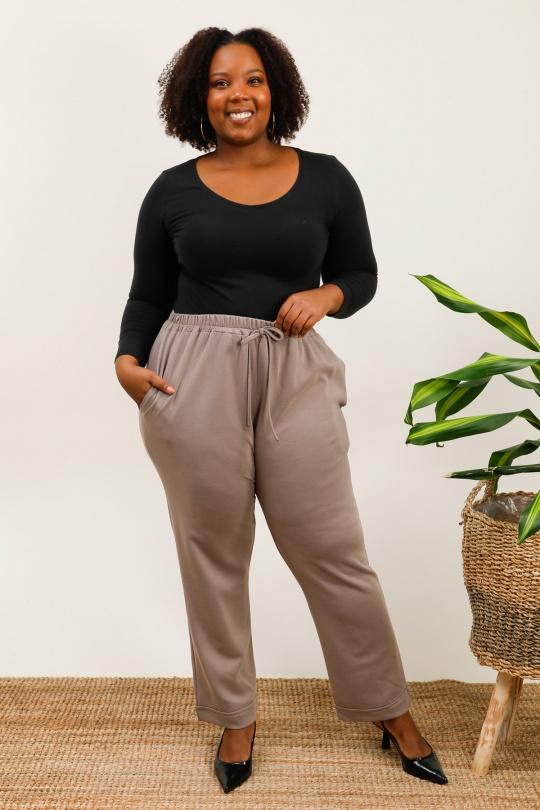Pantaloni Donna Taupe 2W Paris P2318 Efashion Paris