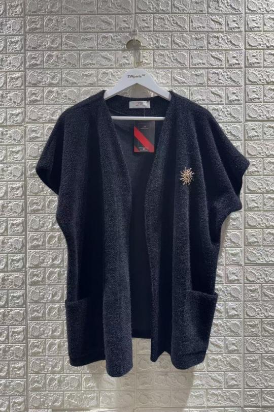Cardigan Donna Black 2W Paris G1747 Efashion Paris