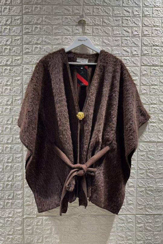 Cárdigans Mujer Brown 2W Paris G1749 Efashion Paris