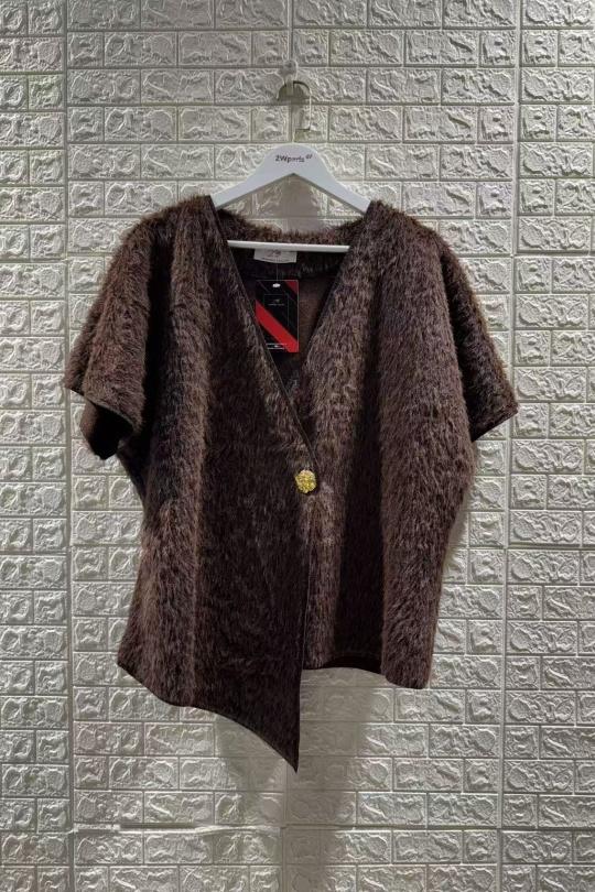 Cárdigans Mujer Brown 2W Paris V1750 Efashion Paris
