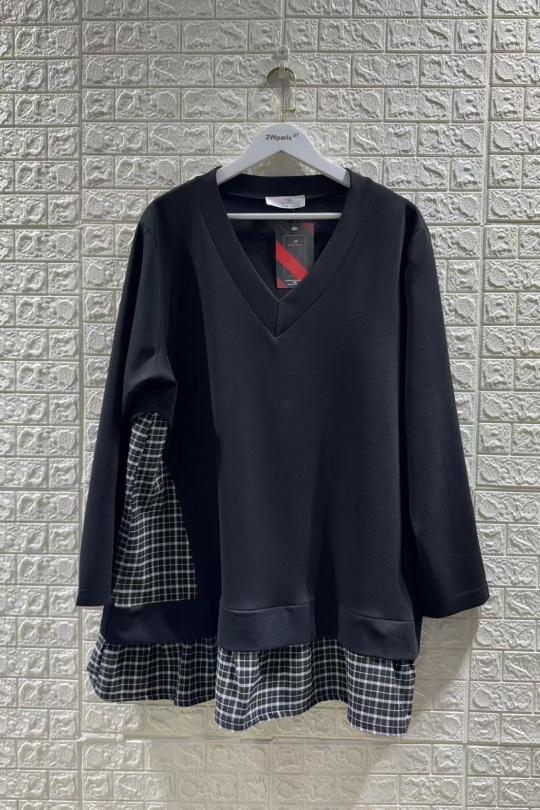 Tops Women Black 2W Paris H5150 Efashion Paris