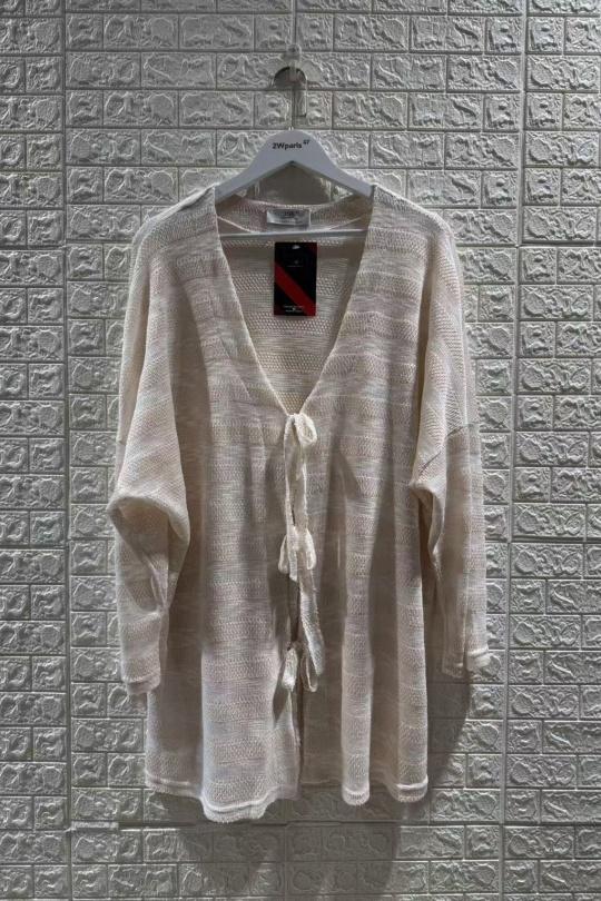 Cardigans Women Cream 2W Paris G1751 Efashion Paris