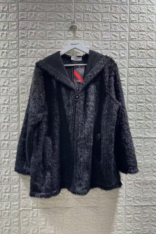 Manteaux Femme Noir 2W Paris V1748-2 Efashion Paris