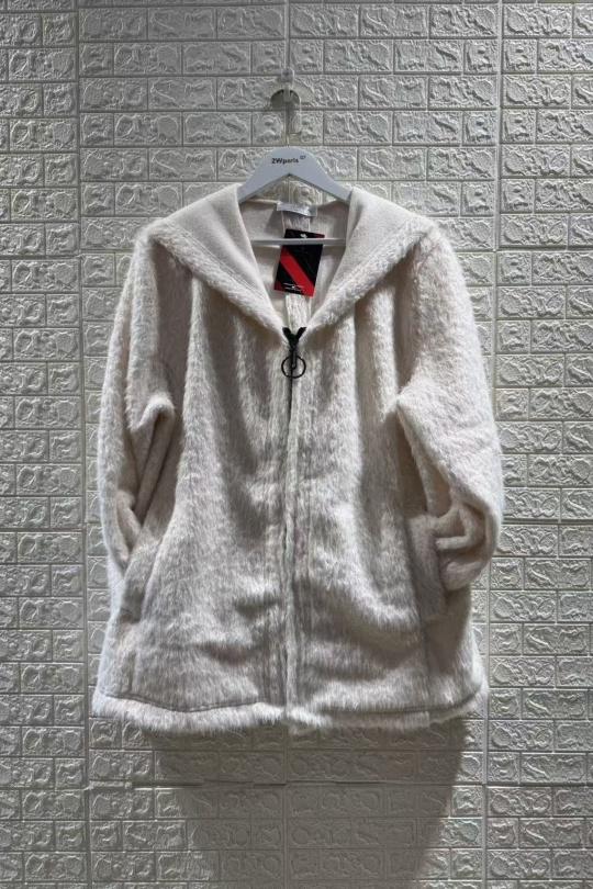 Manteaux Femme Blanc 2W Paris V1748-2 Efashion Paris