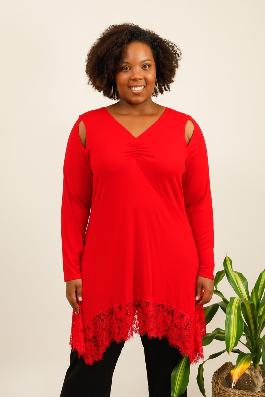 Tuniques Femme Rouge 2W Paris 2WR04 Efashion Paris