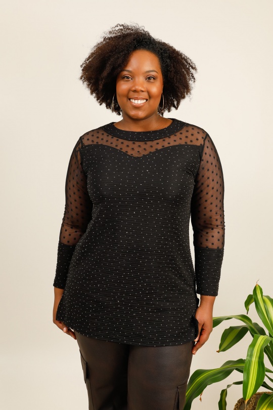 Tuniche Donna Black 2W Paris H5156 Efashion Paris