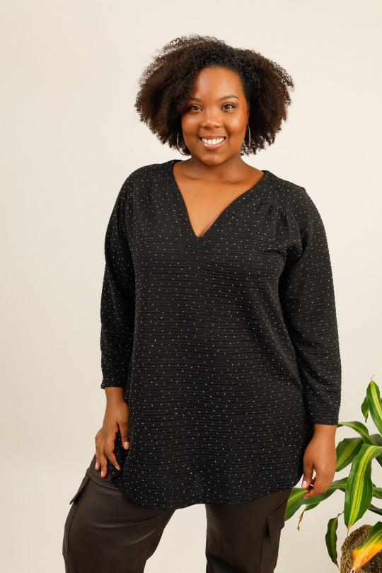 Tuniques Femme Noir 2W Paris H5157 Efashion Paris