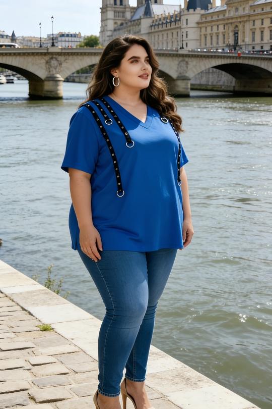 Tops Femme Bleu 2W Paris 2WH36 Efashion Paris