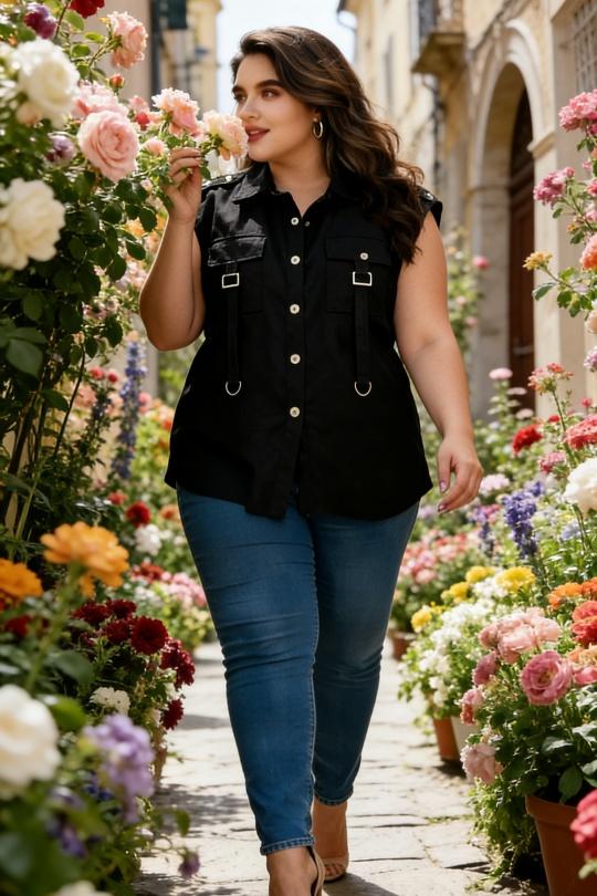 Chemises & blouses Femme Noir 2W Paris 2WH41 Efashion Paris