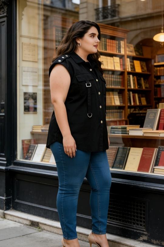 Chemises & blouses Femme Noir 2W Paris 2WH41 Efashion Paris