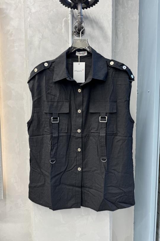 Chemises & blouses Femme Noir 2W Paris 2WH41 Efashion Paris