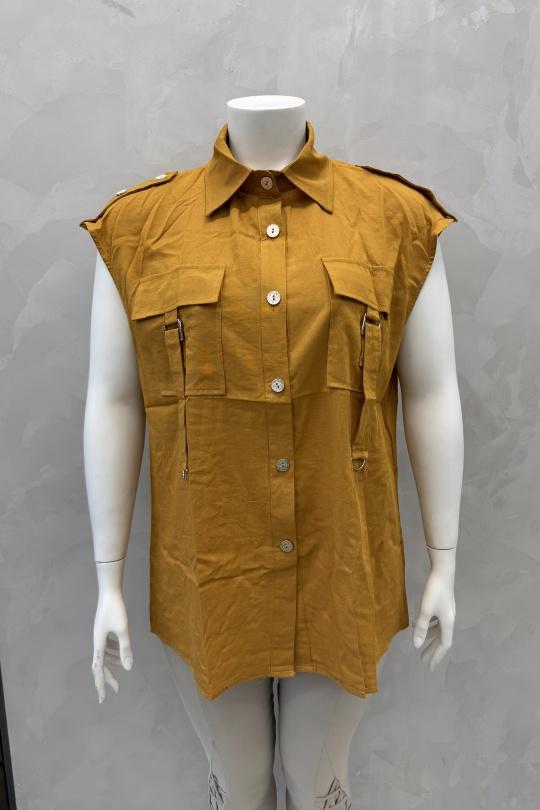 Chemises & blouses Femme Moutarde 2W Paris 2WH41 Efashion Paris