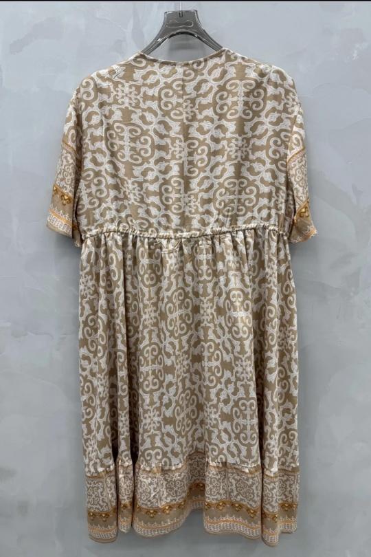 Robes & Combinaisons Femme Beige 2W Paris 2WR06 Efashion Paris