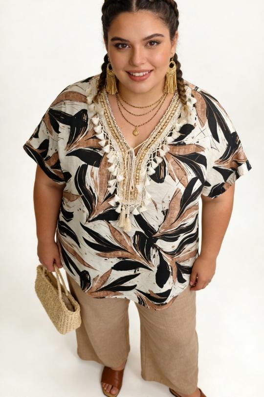 Tops Femme Noir 2W Paris 2WH55 Efashion Paris