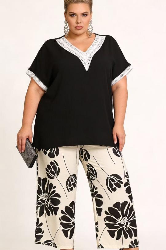 Ensembles Femme Noir 2W Paris 2WH59 ET 2WP06 ENSEMBLE Efashion Paris