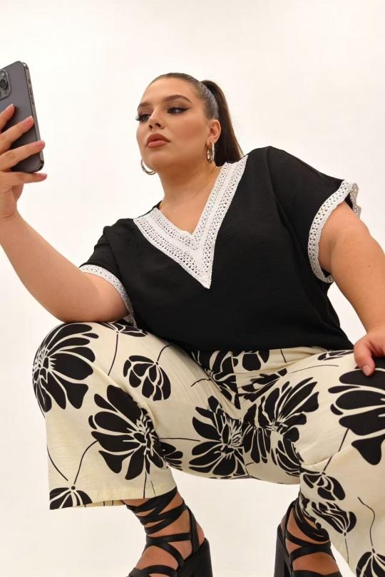 Ensembles Femme Noir 2W Paris 2WH59 ET 2WP06 ENSEMBLE Efashion Paris