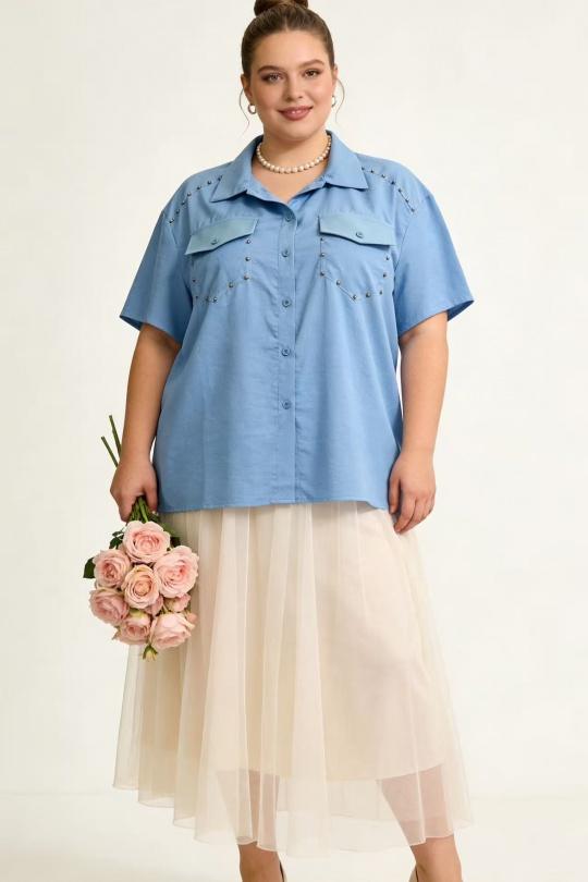 Chemises & blouses Femme Bleu 2W Paris 2WH60 Efashion Paris