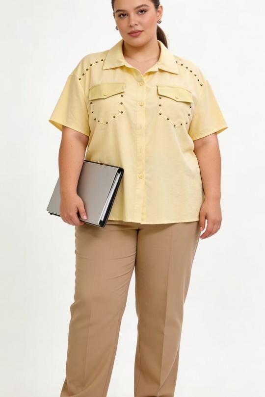 Chemises & blouses Femme Jaune 2W Paris 2WH60 Efashion Paris