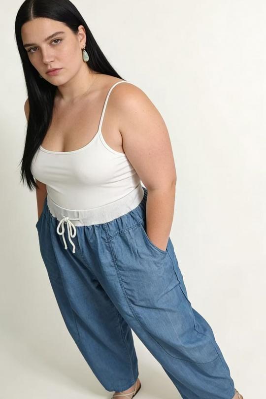 Pantalons Femme Bleu jean 2W Paris IT661637 Efashion Paris