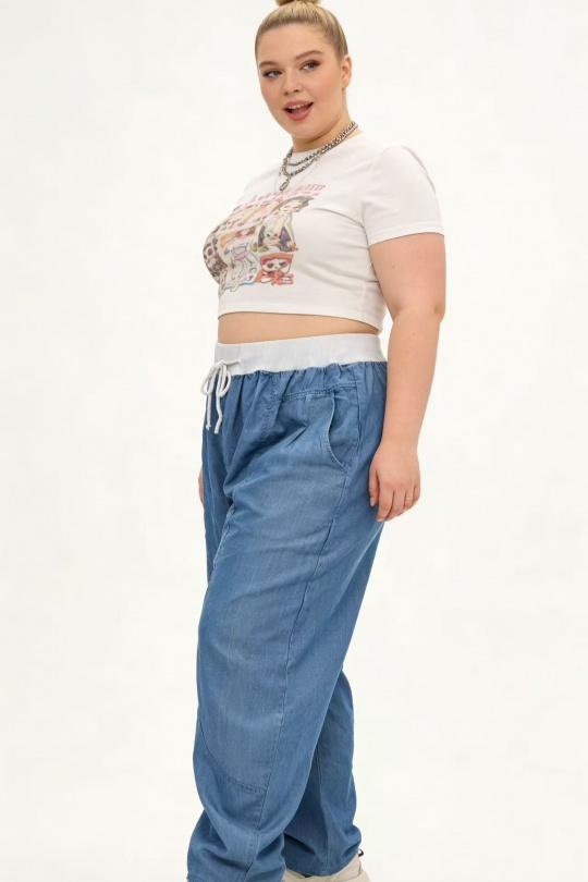 Pantalons Femme Bleu jean 2W Paris IT661637 Efashion Paris