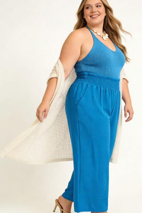 Pantalons Femme Bleu roi 2W Paris IT661744 Efashion Paris