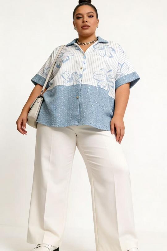 Shirts & blouses  Women White 2W Paris IT17733 RAYURES Efashion Paris