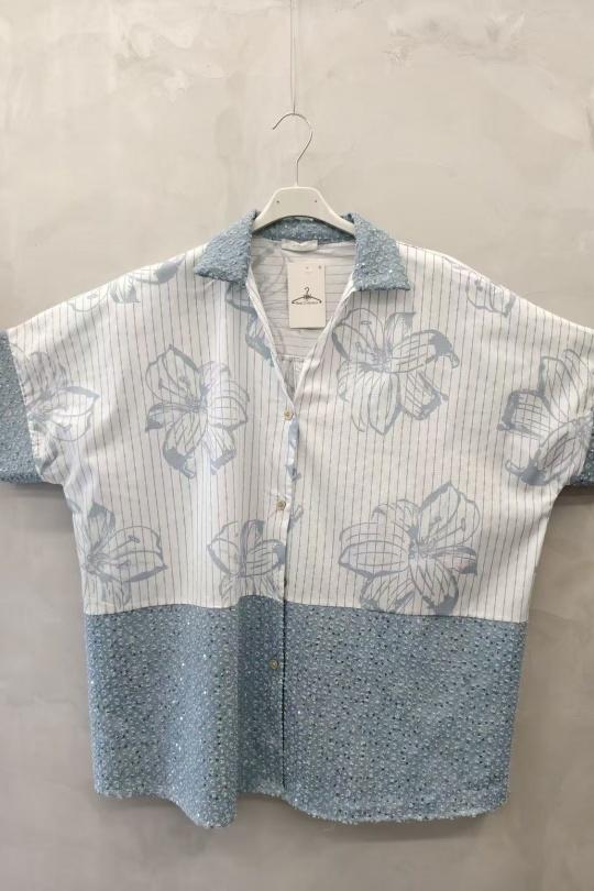 Shirts & blouses  Women White 2W Paris IT17733 RAYURES Efashion Paris